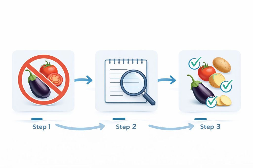 elimination diet process for nightshade vegetables