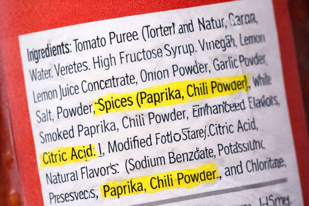 identifying hidden nightshade ingredients in food labels identifying hidden nightshade ingredients in food labels