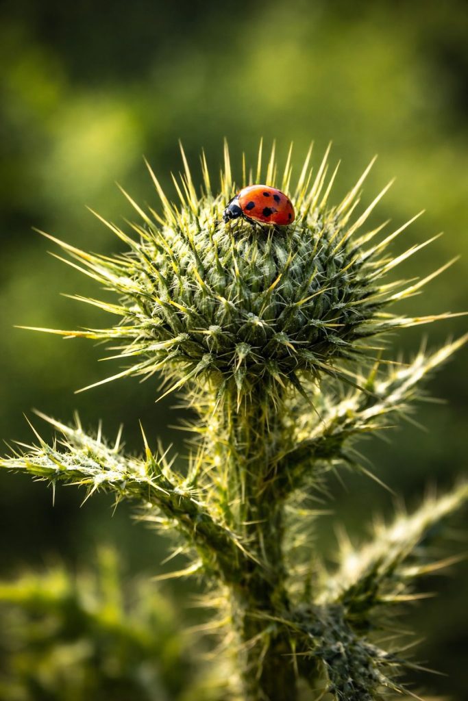 thorny plant with sharp spines showing physical defense mechanism in plants against predators thorny plant with sharp spines showing physical defense mechanism in plants against predators