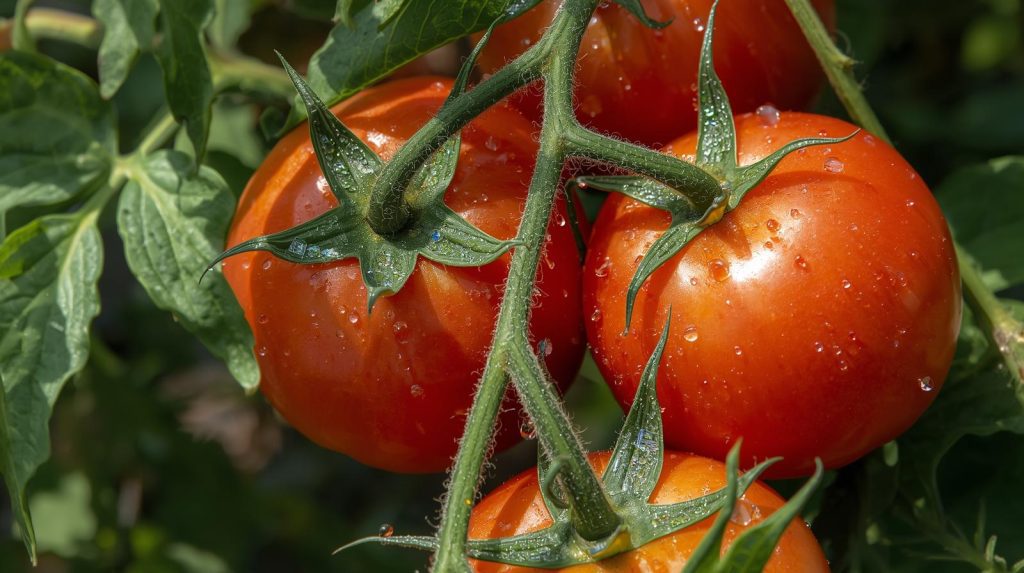 why plants produce toxins concept showing tomatoes and plant defense mechanism